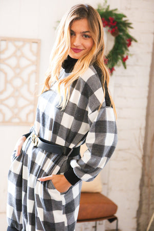 Flannel sweater outlet dress