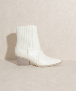 OASIS SOCIETY Dawn - Paneled Western Bootie