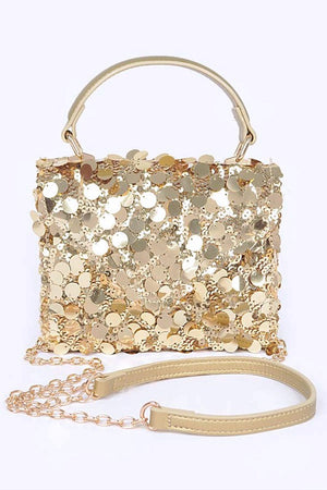 Large Sequins Crossbody Swing Bag