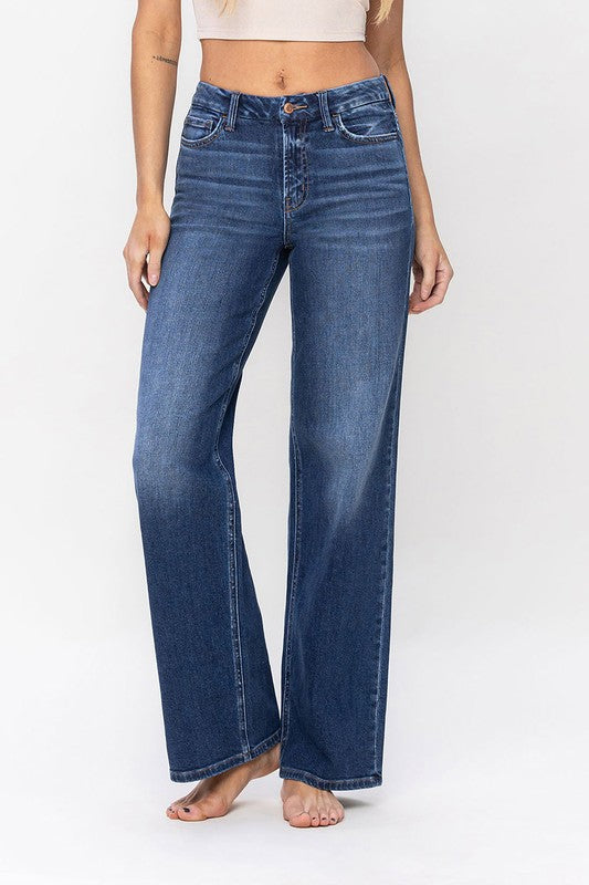 High Rise Loose Fit Jeans