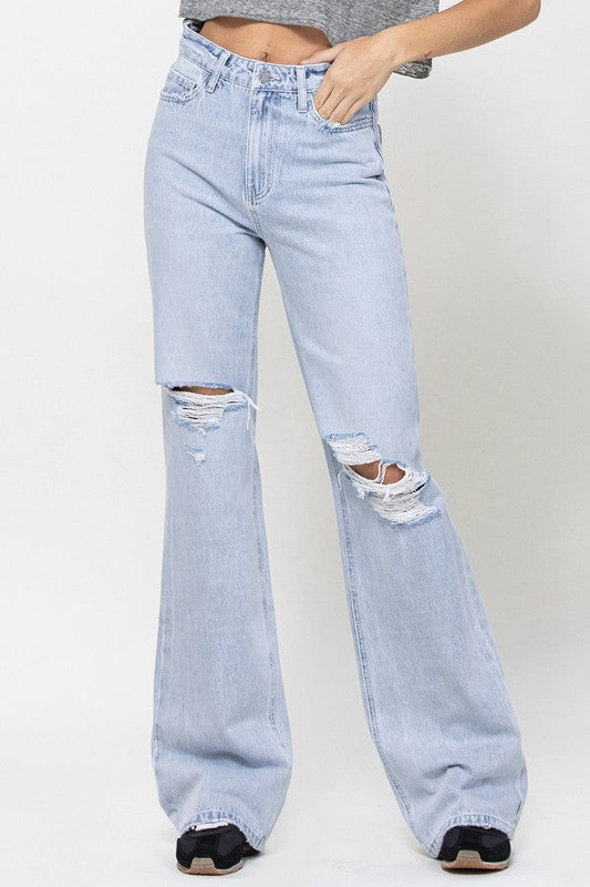 90's Vintage Flare Jeans - VERVET by Flying Monkey