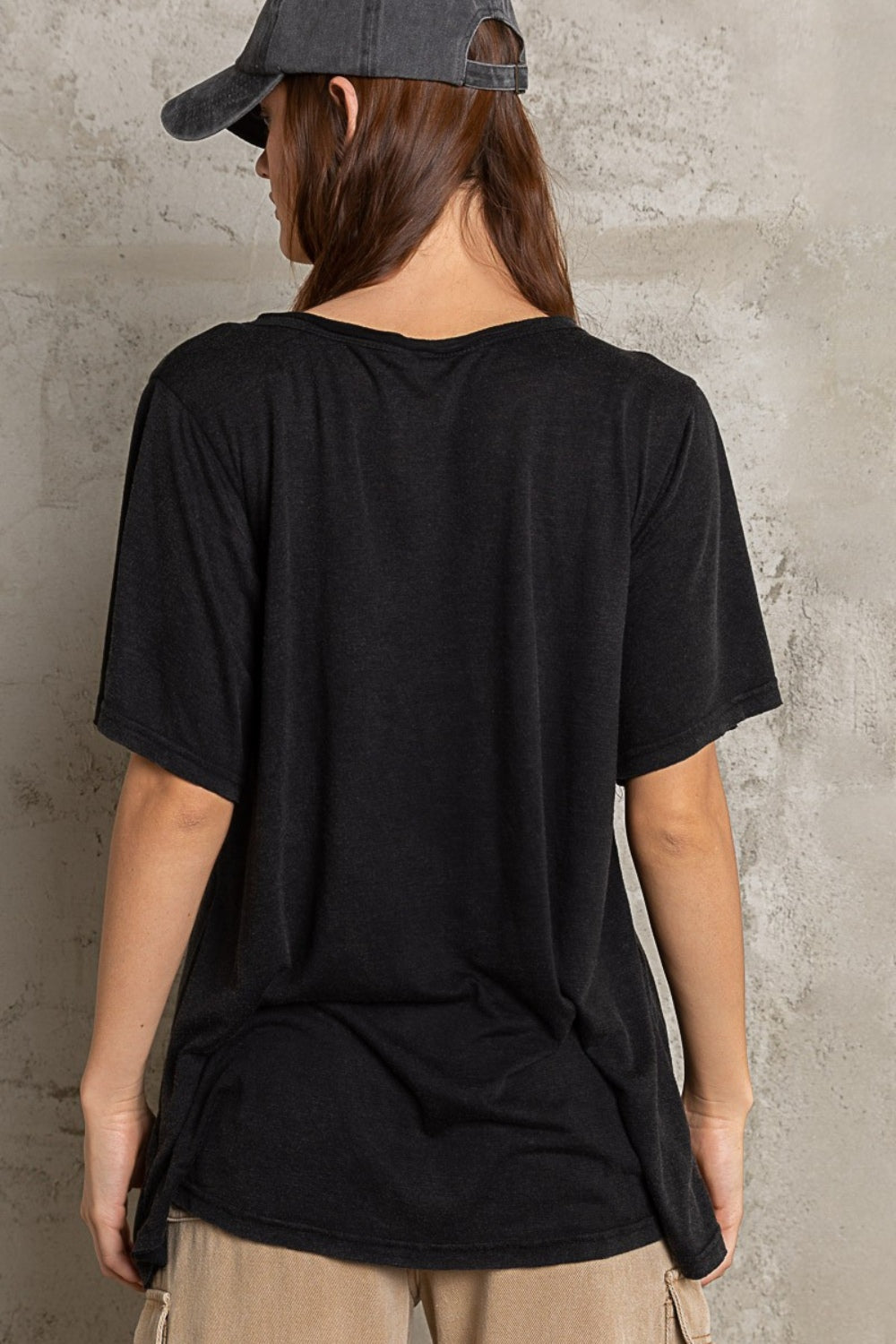 V-Neck Short Sleeve T-Shirt