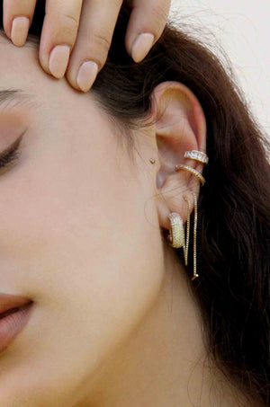 Single Chain Threader Earrings