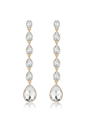 Crystallized Drop Earrings