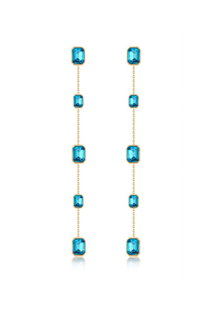 Iconic Crystal Dangle Earrings - Ettika