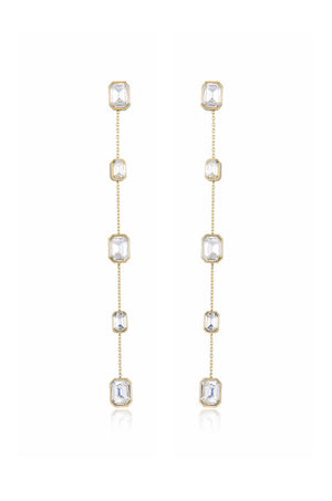 Iconic Crystal Dangle Earrings - Ettika