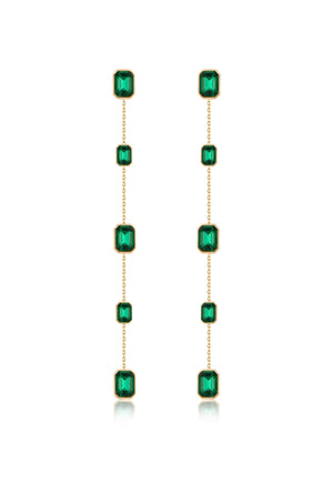 Iconic Crystal Dangle Earrings - Ettika