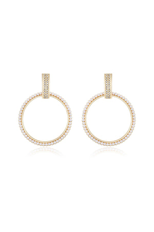 Classic Crystal Round Earrings