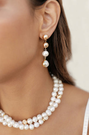 Duchess Pearl and Dangle Earrings