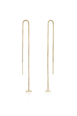 Single Chain Threader Earrings