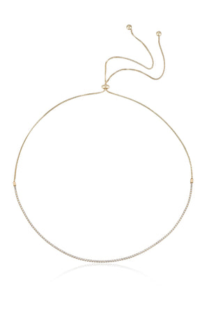 Adjustable Box Chain Choker Necklace - Ettika