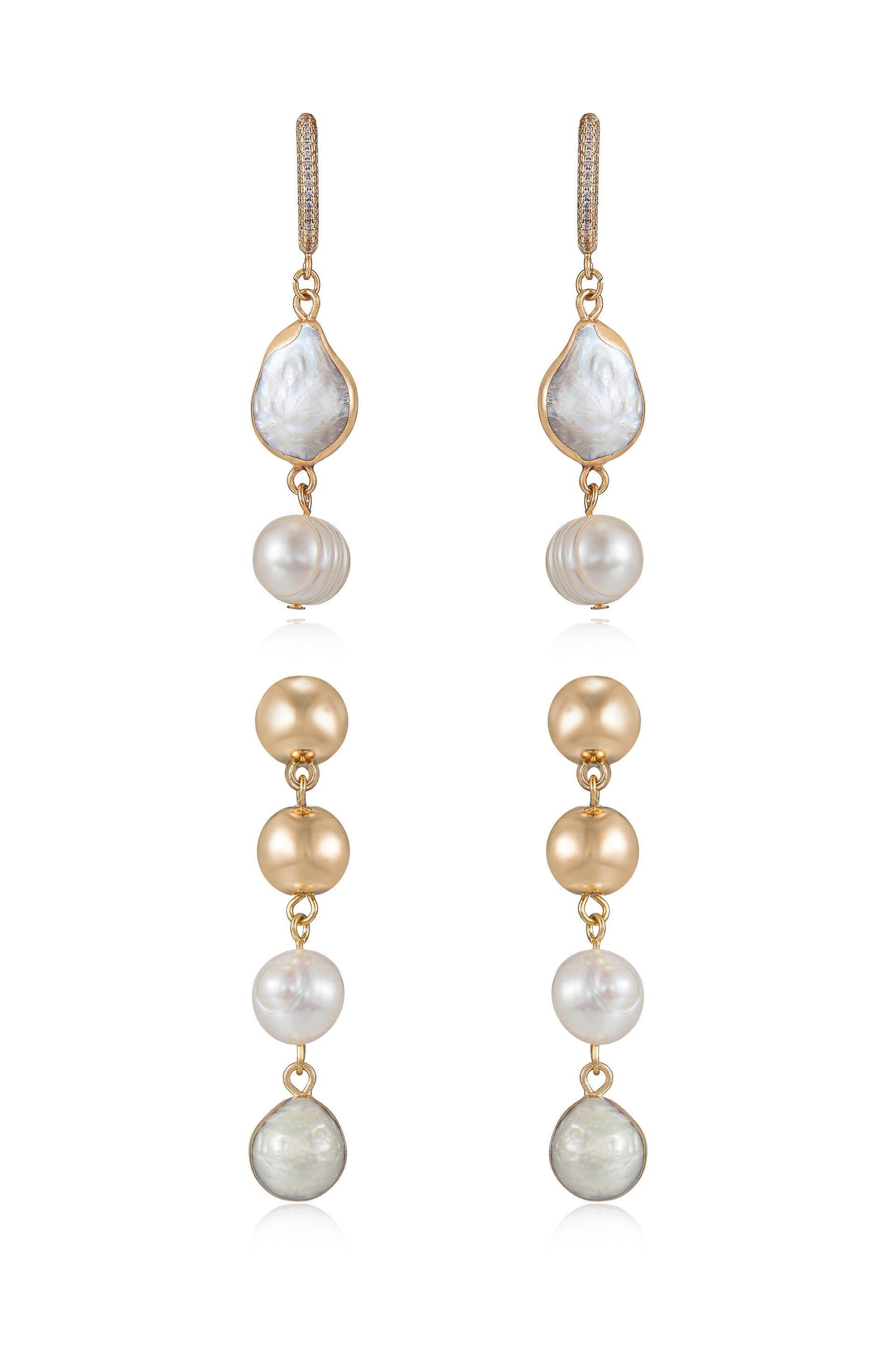 Duchess Pearl and Dangle Earrings