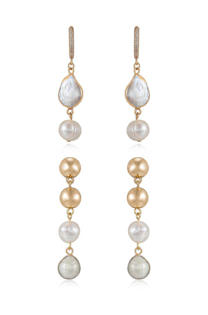 Duchess Pearl and Dangle Earrings