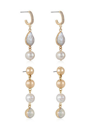 Duchess Pearl and Dangle Earrings