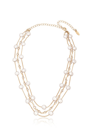 Dressed in Pearls Layered Necklace