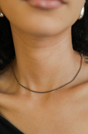 Adjustable Box Chain Choker Necklace - Ettika