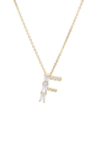 Mixed Crystal Initial Necklace - Ettika