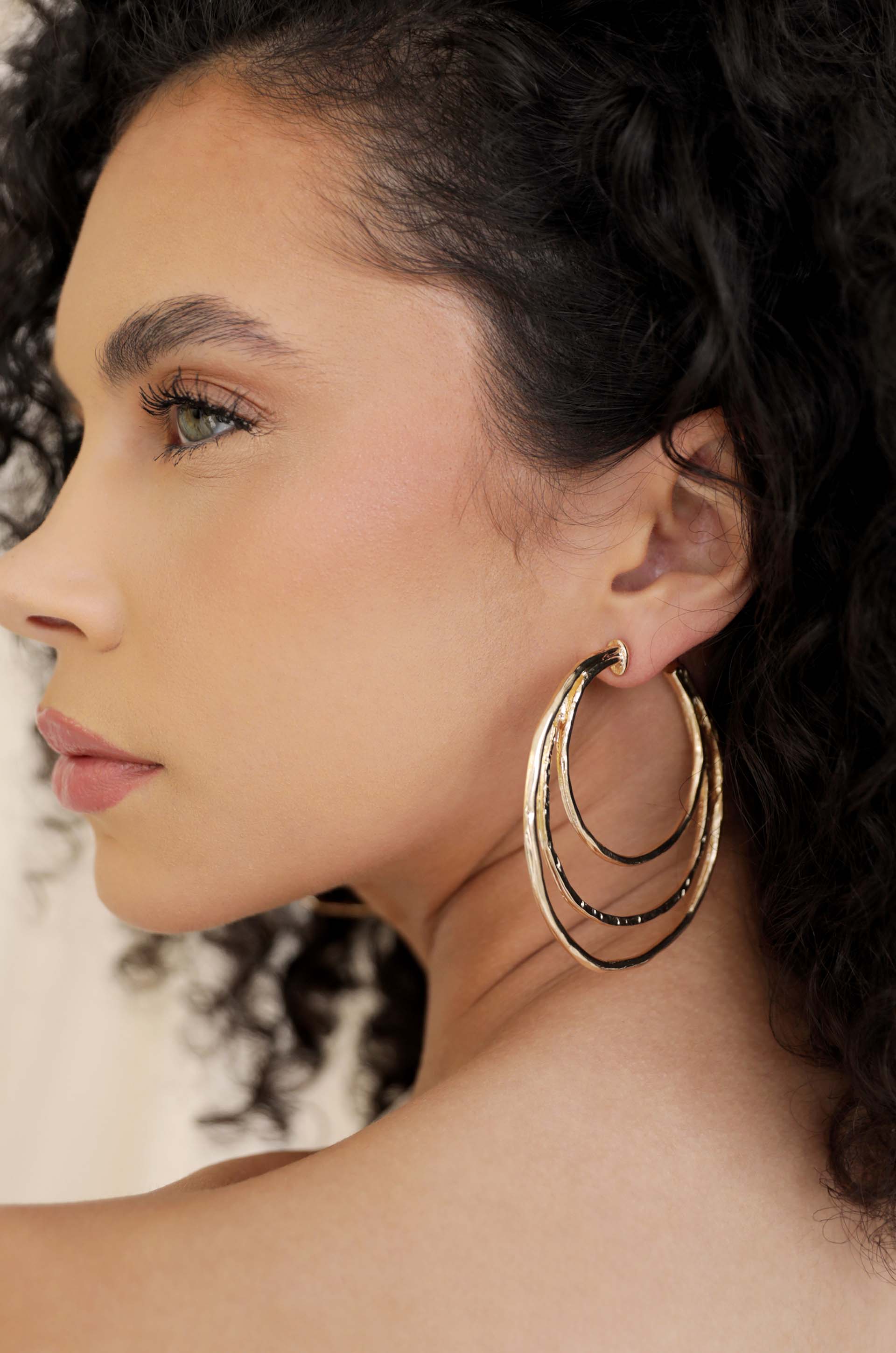 Handworked Hoop Earrings