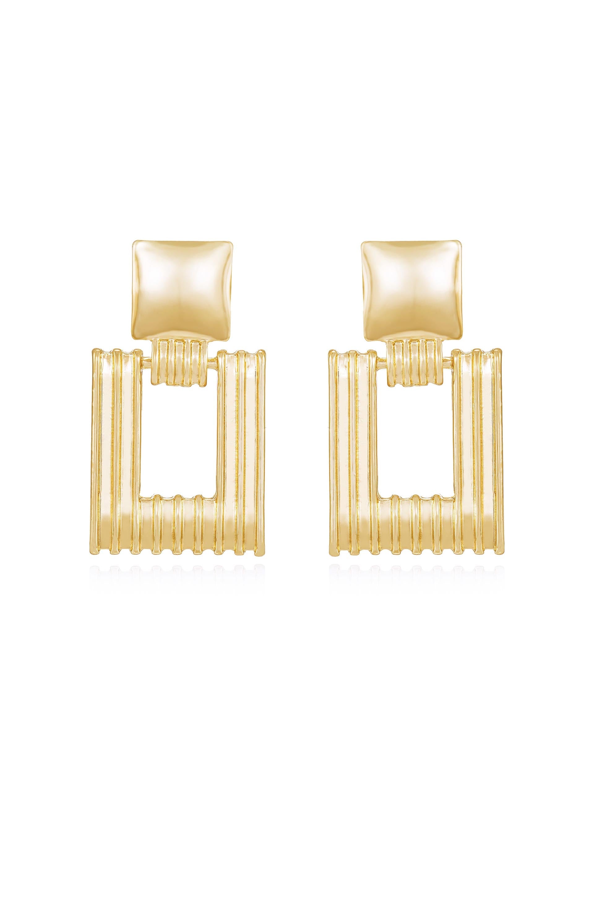 Moving Up Square Dangle Earrings