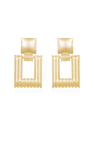 Moving Up Square Dangle Earrings