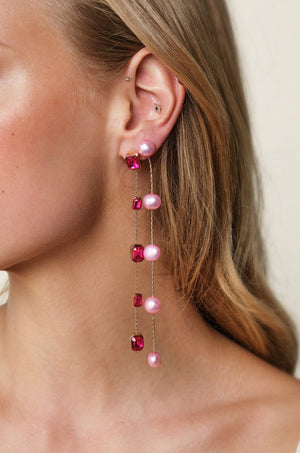 Iconic Crystal Dangle Earrings - Ettika