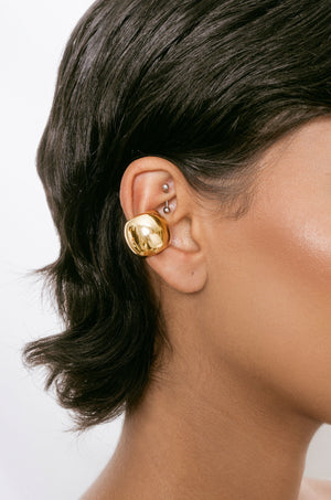 Chunky Metal Ear Cuff - Ettika