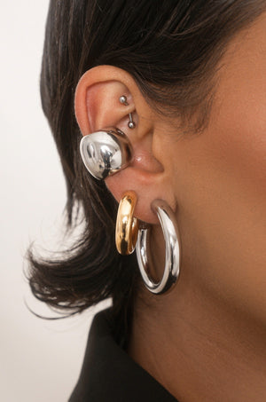 Chunky Metal Ear Cuff - Ettika