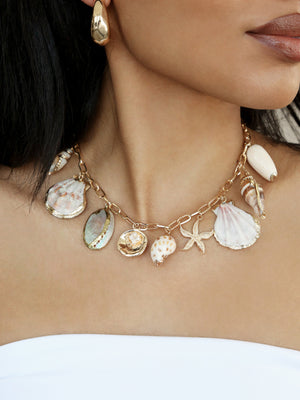 Private Island Assorted Shell Necklace - Ettika