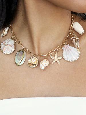 Private Island Assorted Shell Necklace - Ettika