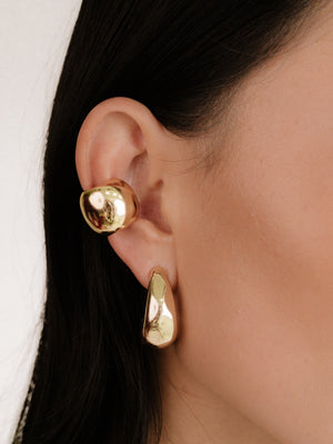 Chunky Metal Ear Cuff - Ettika