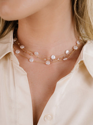 Dressed in Pearls Layered Necklace