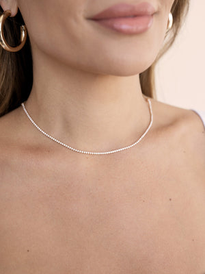 Adjustable Box Chain Choker Necklace - Ettika