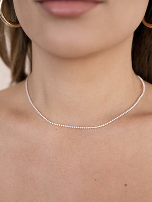 Adjustable Box Chain Choker Necklace - Ettika