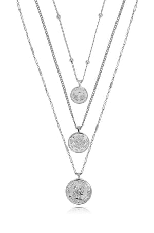 Three Coins Necklace Set - Ettika