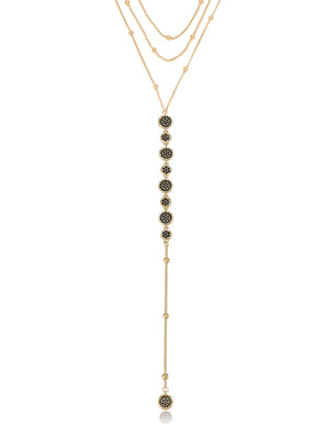 Bali Dreams Crystal Lariat Necklace