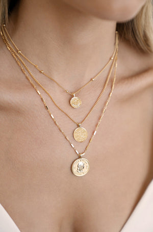 Three Coins Necklace Set - Ettika