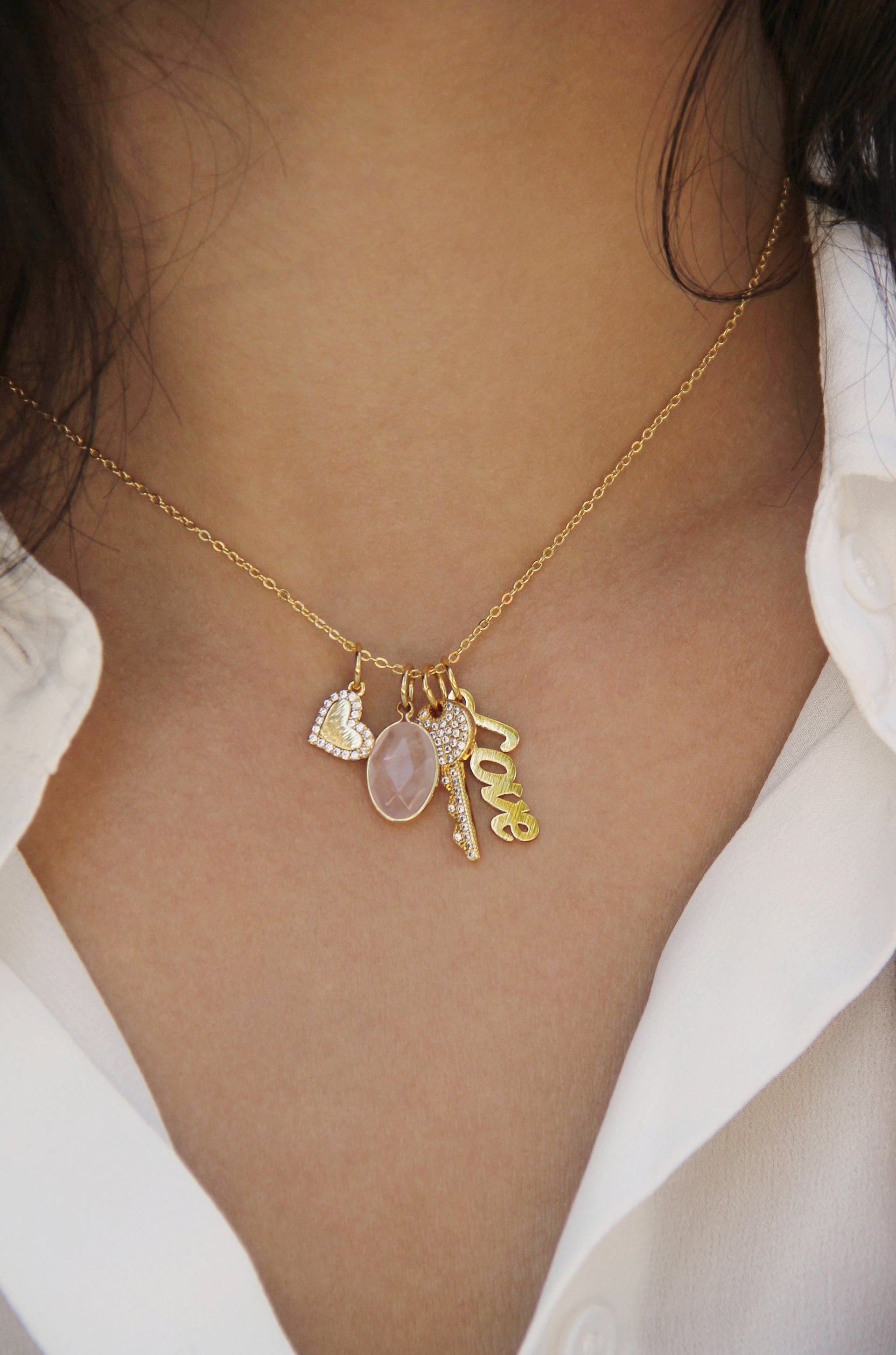 Love to Love Interchangeable Charm Necklace