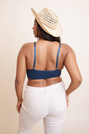 Curvy Waistband Loop Lace Brami Bralette