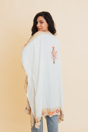 Bohemian Artisan Stitch Tapestry Kimono