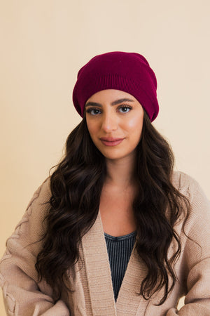 Cozy Up Trendy Chunky Knit Slouch Beanie