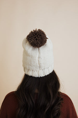 Snuggle & Happy Cheer Up Pom Beanie