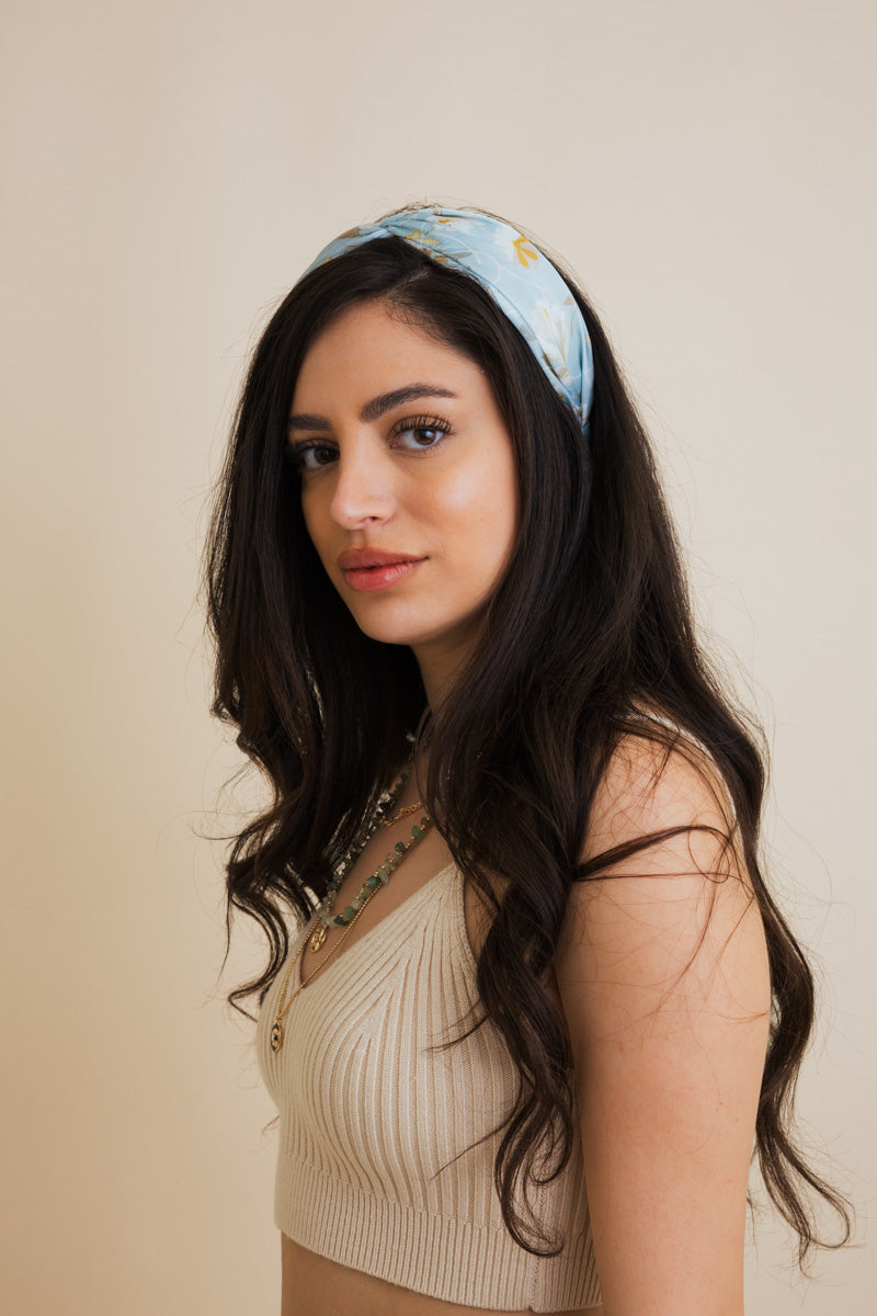 Satin Smooth Floral Headband 🌼