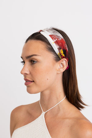 Cosmic Marbled Tie Dye Chiffon Headband