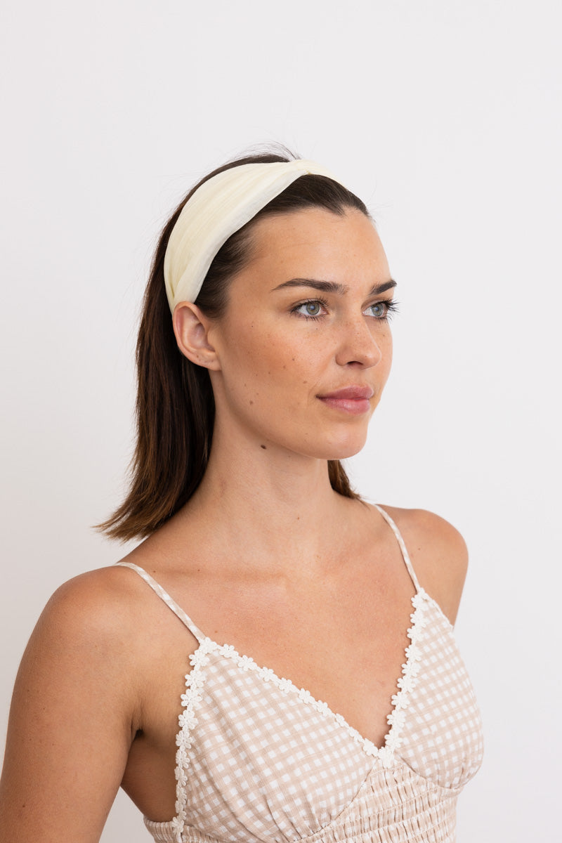 Pleated Solid Color Summer Headband☀️