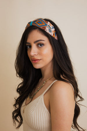 Charm Beaded Embroidered Headband