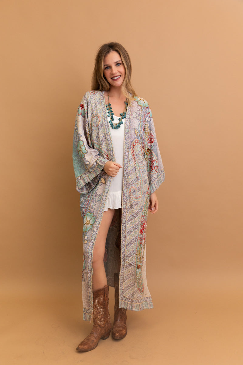 Paisley Blossom Stitch Kimono🌸