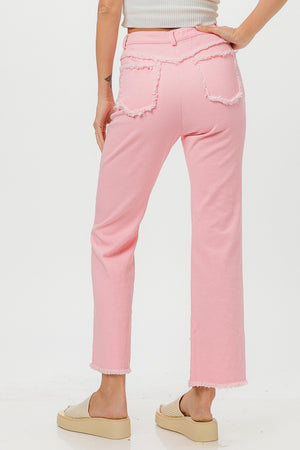 Washed Pearl Embellished Pants