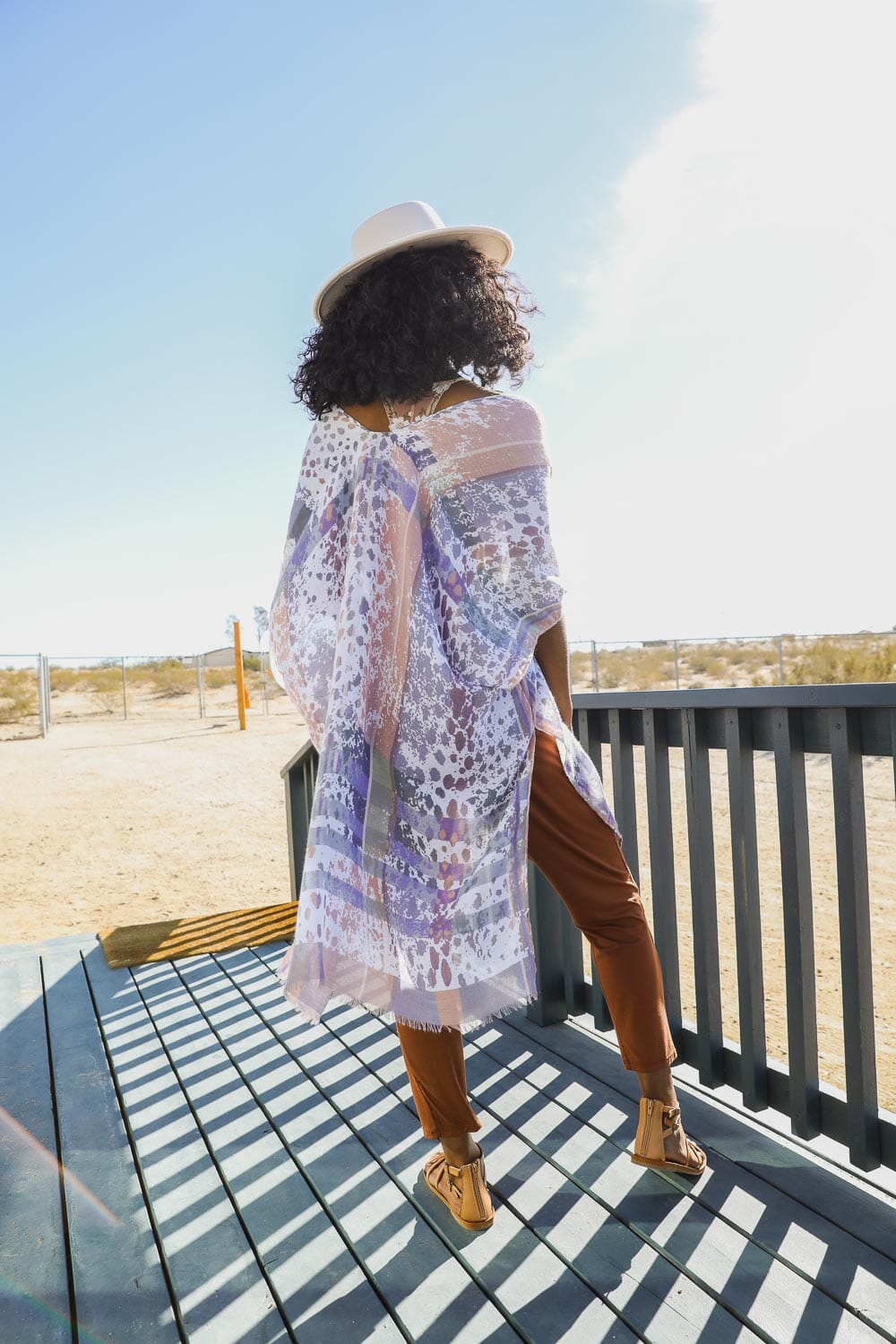 Colorful Splatter Kimono Kimono Leto Collection Lavender 