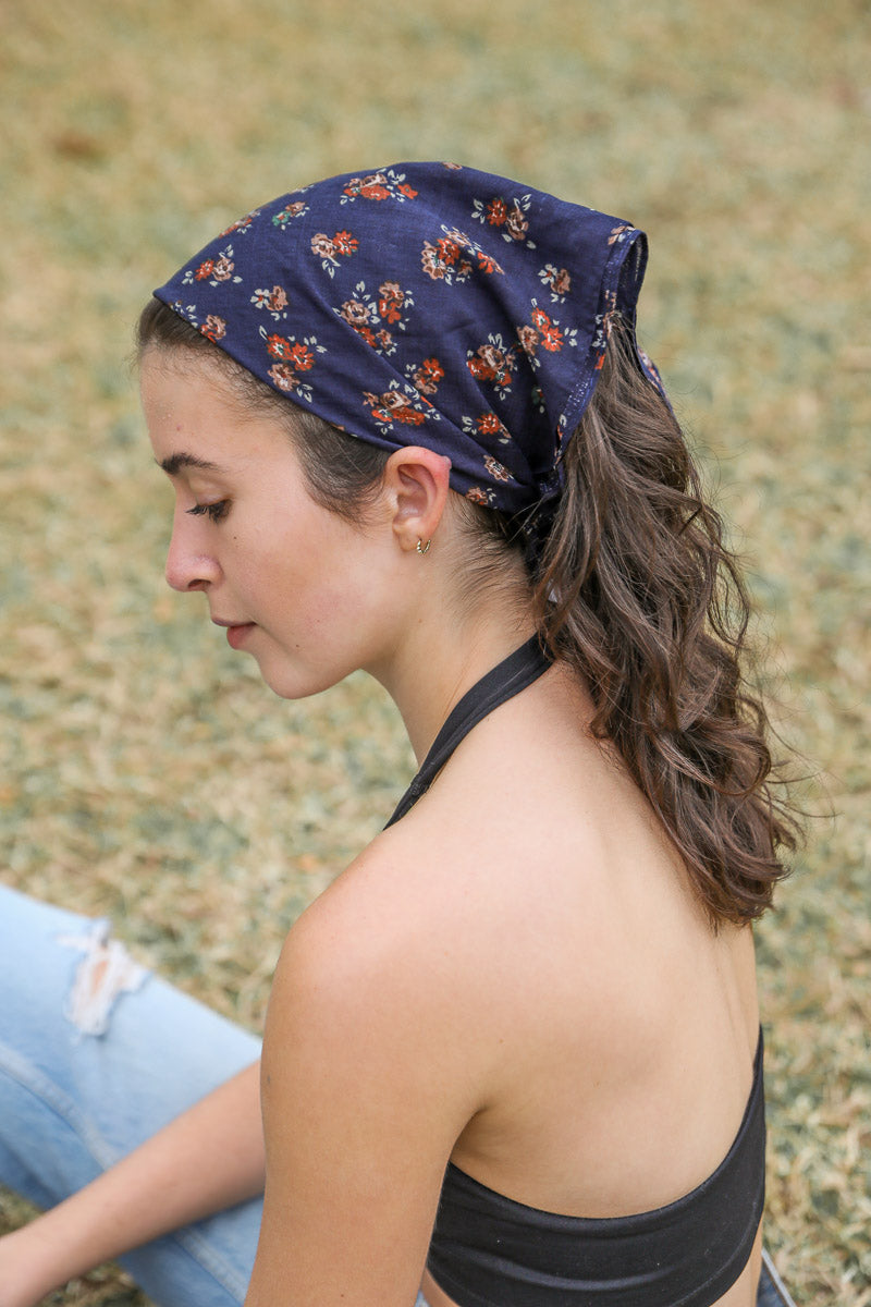 Dainty Floral Bunch Bandana Bandanas