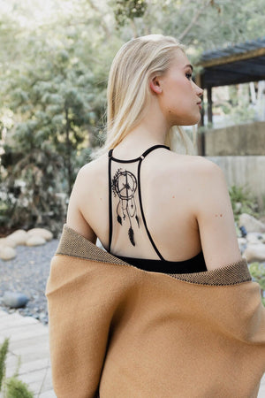 Dreamcatcher Tattoo Back Brami Bralette Leto Collection 